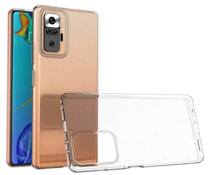 Průhledné silikonové pouzdro Xiaomi Redmi Note 10 Pro