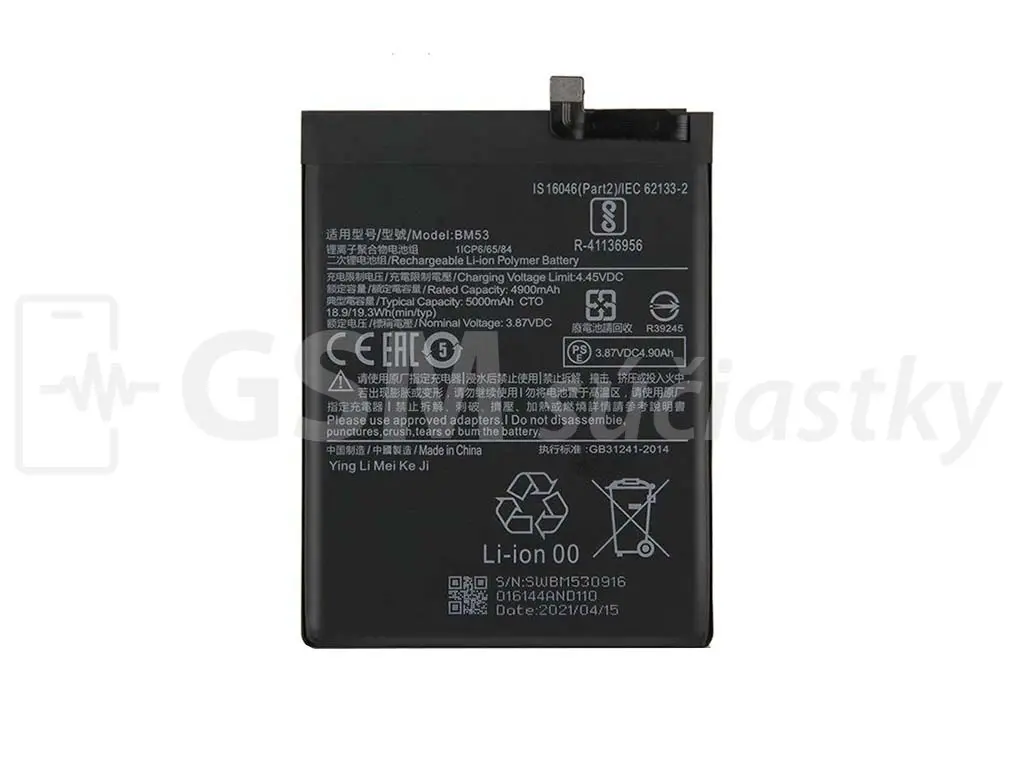 Baterie Xiaomi Mi 10T, Mi 10T Pro BM53