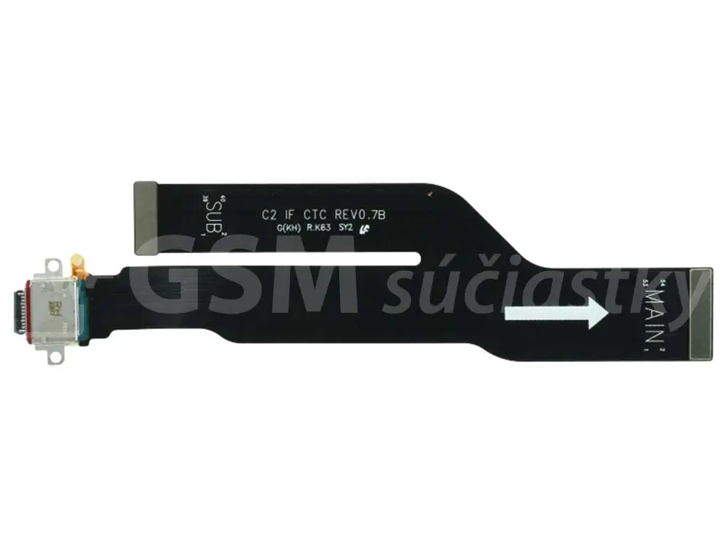 Flex kabel nabíjení Samsung Galaxy Note 20 Ultra 5G nabíjecí konektor 1