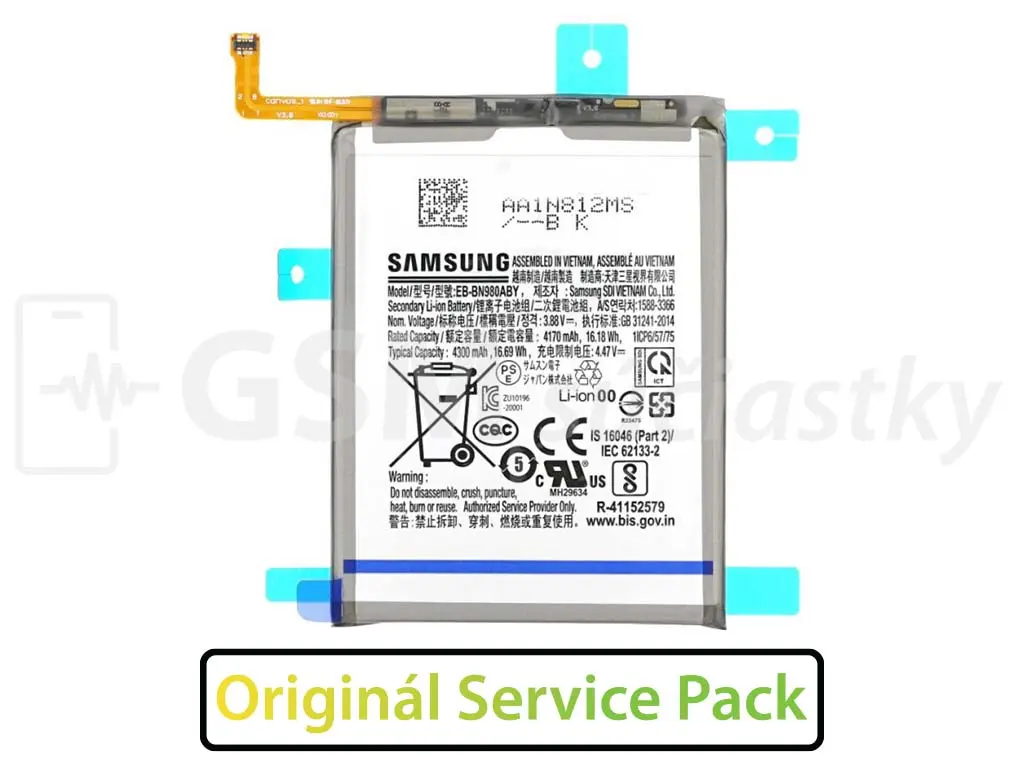 Baterie Samsung N980F Galaxy Note 20 BN980ABY Originál