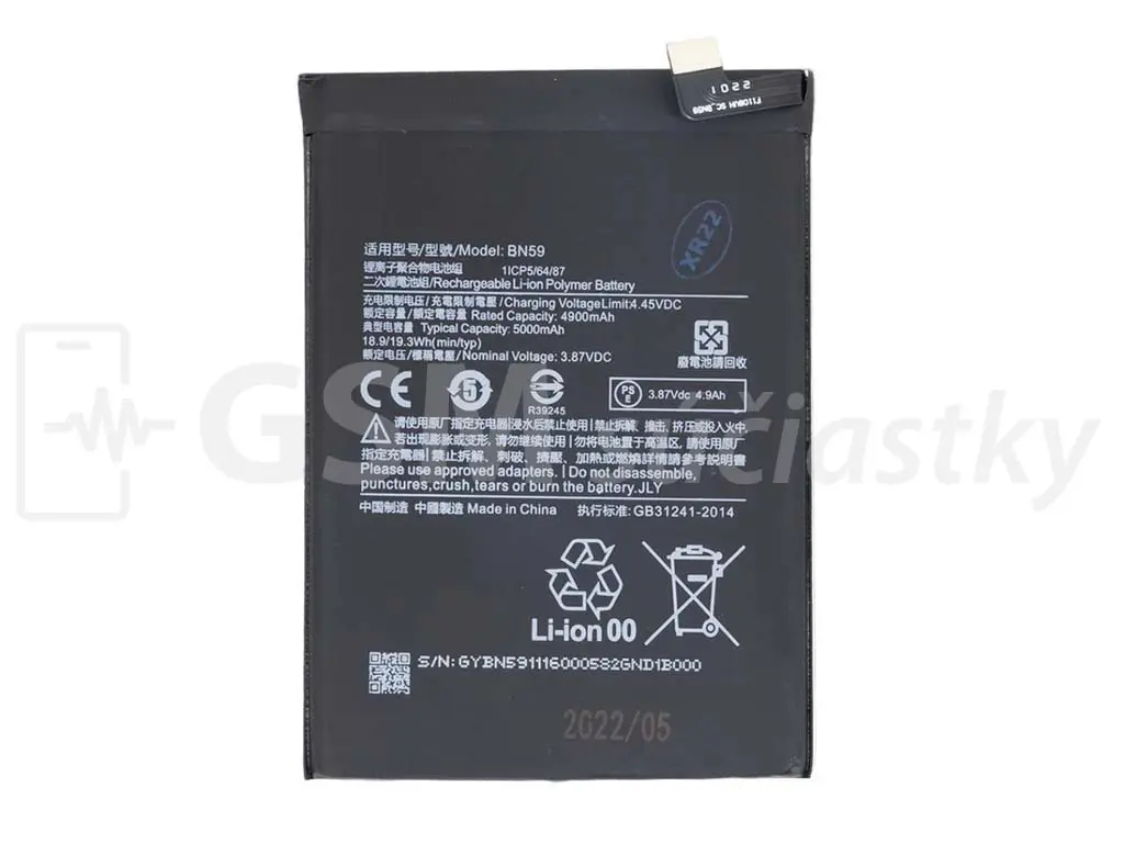 Baterie Xiaomi Redmi Note 10S, Note 10 BN59