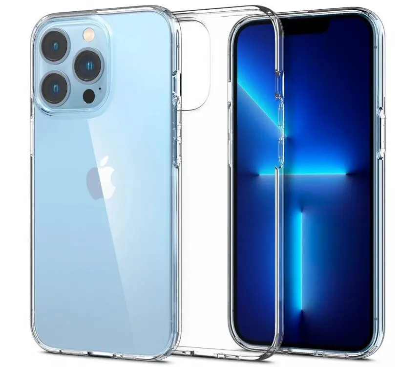 Průhledné silikonové pouzdro iPhone 13 Pro
