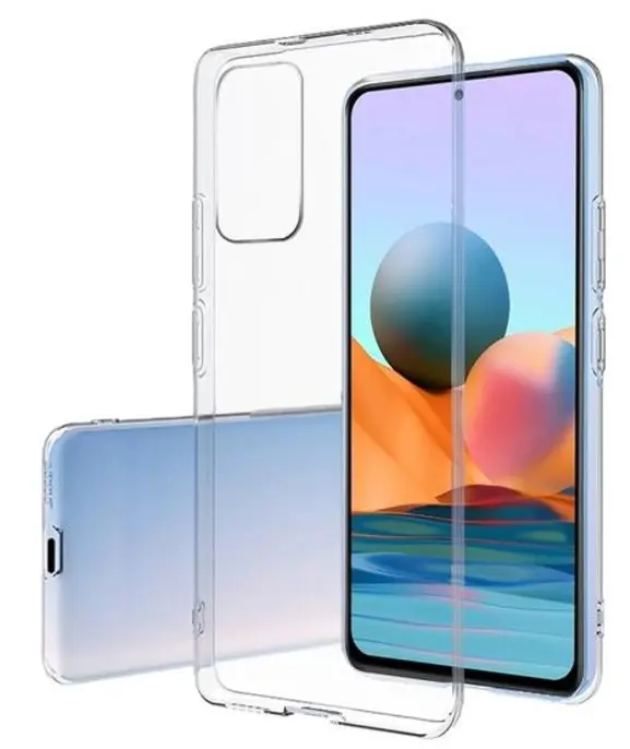 Průhledné silikonové pouzdro Xiaomi Redmi Note 10s, Note 10
