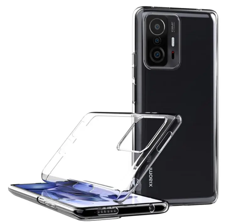 Průhledné silikonové pouzdro Xiaomi 11T, 11T Pro 5G