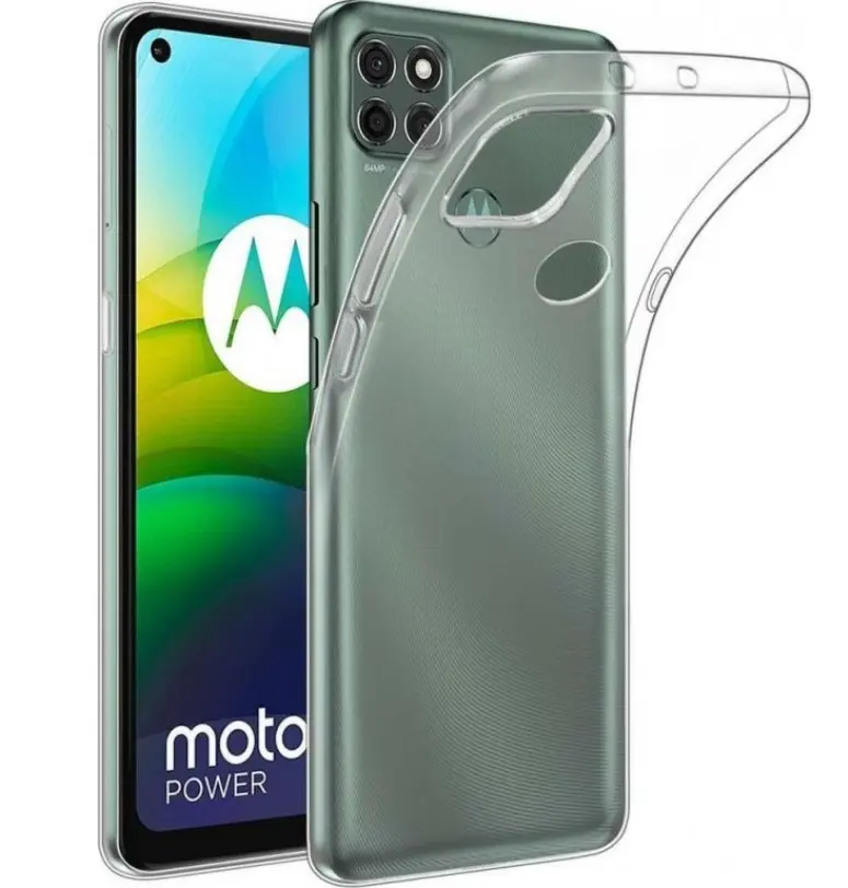 Průhledné silikonové pouzdro Motorola Moto G9 Power
