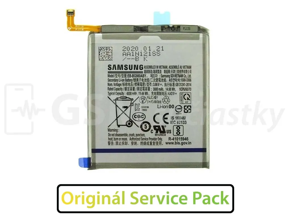 Baterie Samsung Galaxy S20 BG980ABY Original