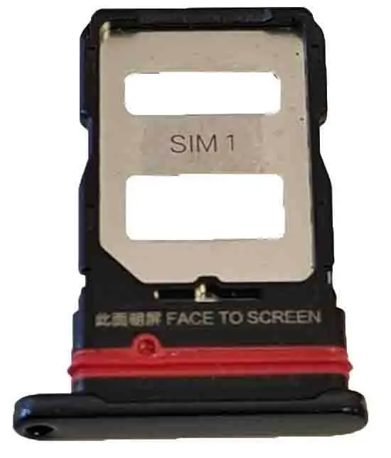Držák SIM karty Xiaomi 11T, 11T Pro černý