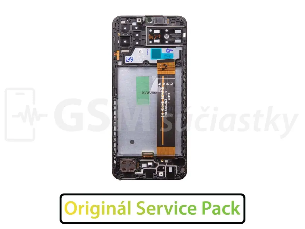 Samsung Galaxy A13 LCD displej + Dotykové sklo a Rám Originál