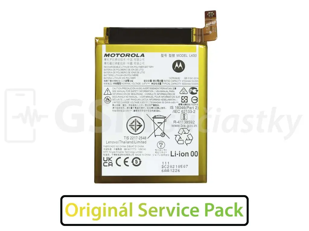 Baterie Motorola Moto G60s LK50 Originál