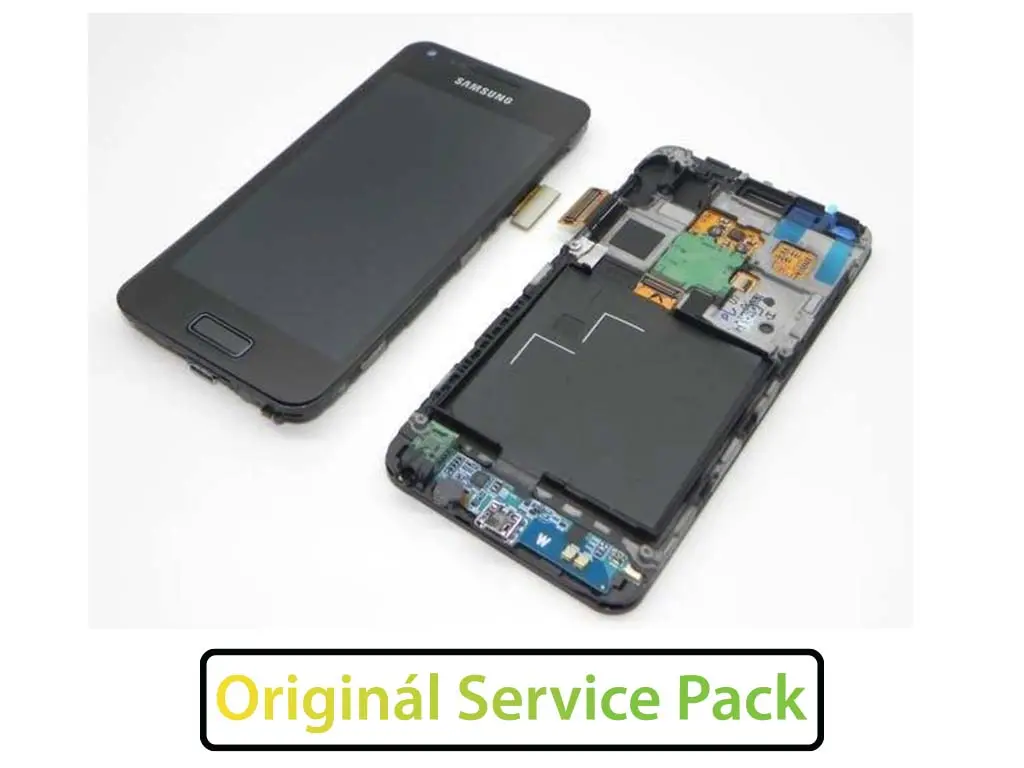 Samsung I9070 Galaxy S Advance LCD displej + Dotykové sklo a Rám Originál