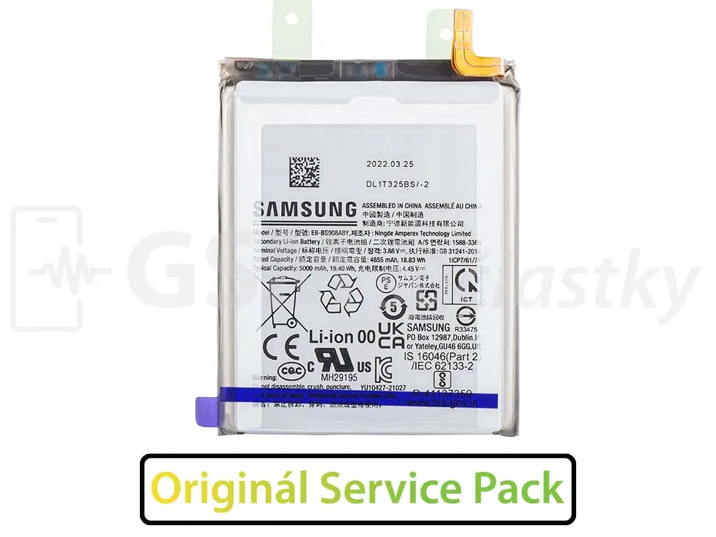 Baterie Samsung Galaxy S22 Ultra EB BS908ABY Originál
