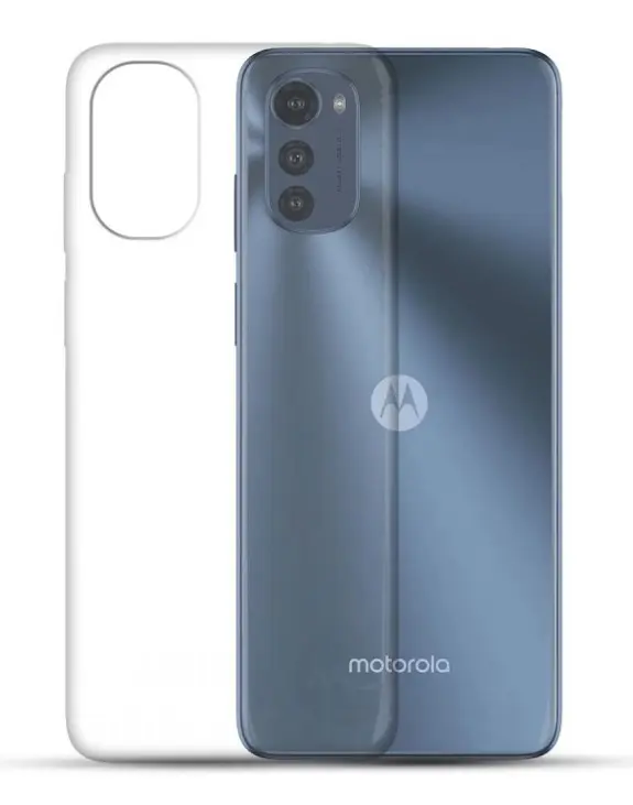 Průhledné silikonové pouzdro Motorola Moto G22, E32, E32s