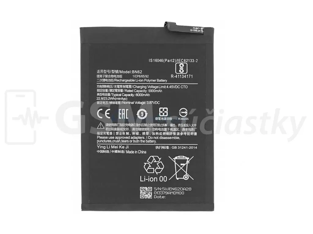Baterie Xiaomi Redmi 9T, Poco M3 BN62