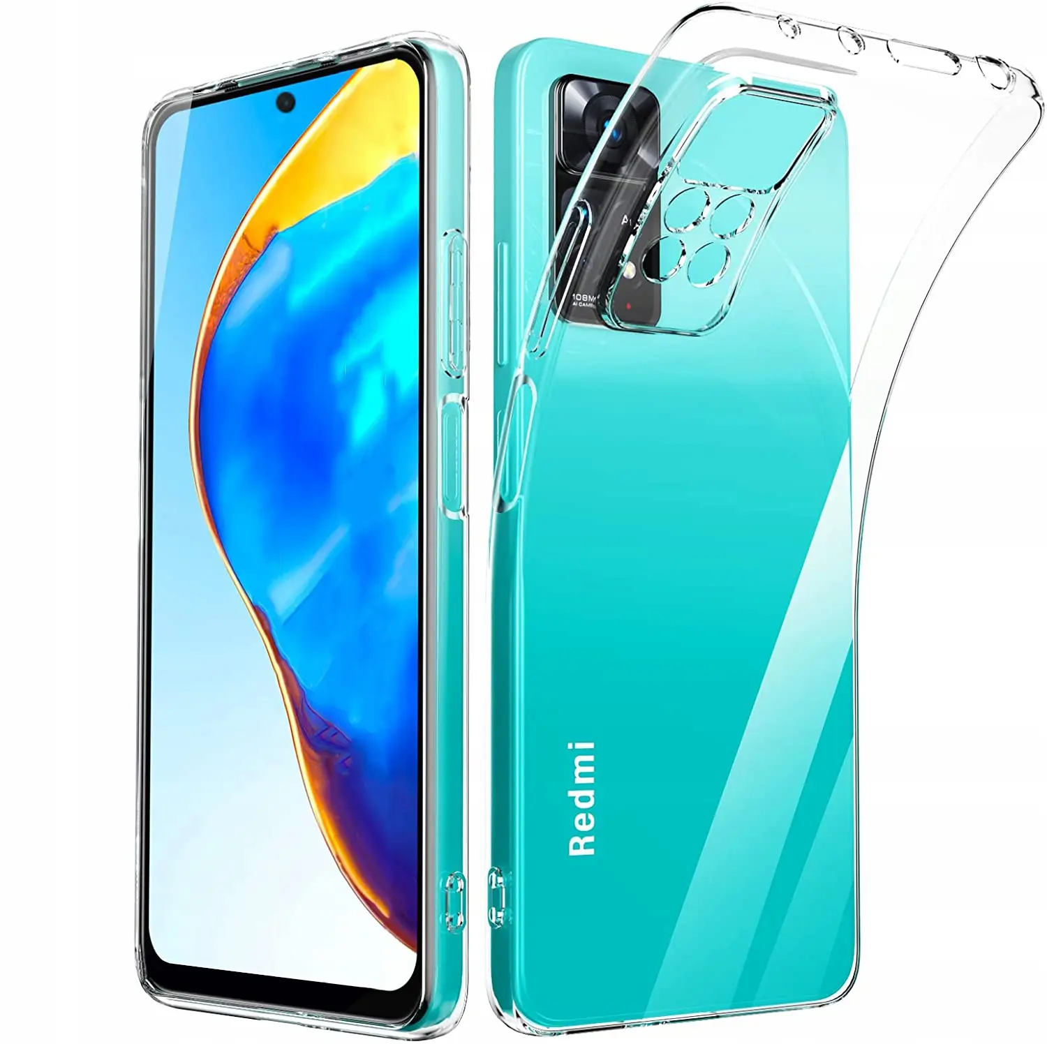 Průhledné silikonové pouzdro Xiaomi Redmi Note 11 Pro
