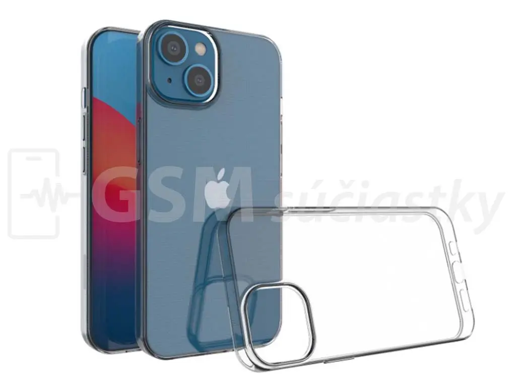 Průhledné silikonové pouzdro iPhone 14