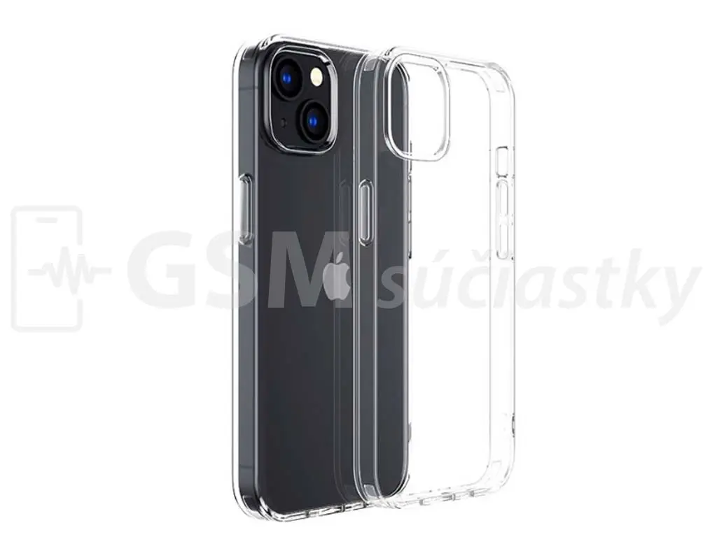 Průhledné silikonové pouzdro iPhone 14 Plus