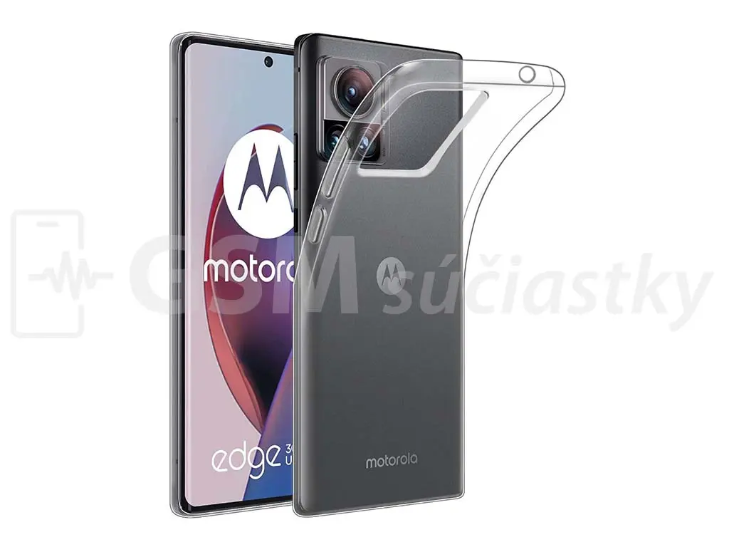Průhledné silikonové pouzdro Motorola Edge 30 Ultra