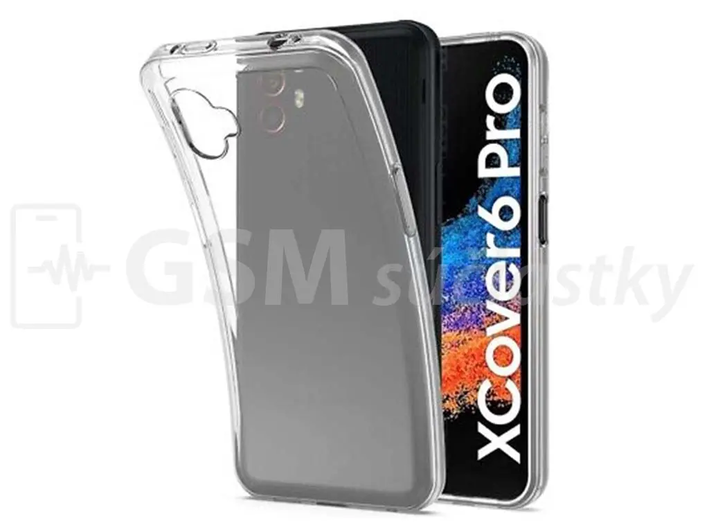 Průhledné silikonové pouzdro Samsung Xcover 6 Pro, G736