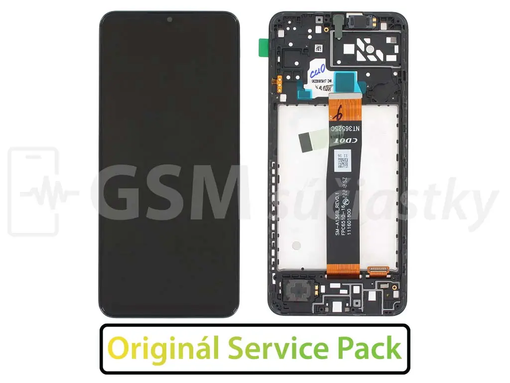 Samsung Galaxy A04s LCD displej + Dotykové sklo a Rám Originál