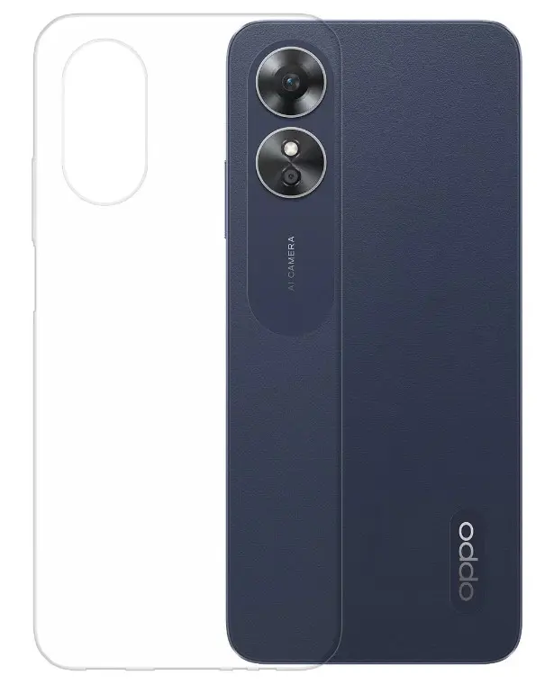 Průhledné silikonové pouzdro Oppo A17
