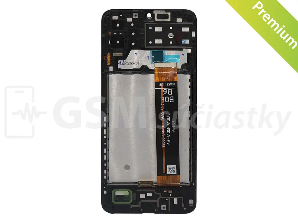 LCD displej + dotykové sklo a rám Samsung Galaxy A13, A135, A137