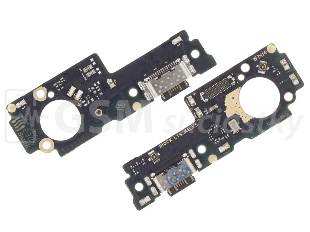 Deska nabíjení Xiaomi Poco M4, Poco M5, Redmi 10 5G nabíjecí konektor, mikrofon