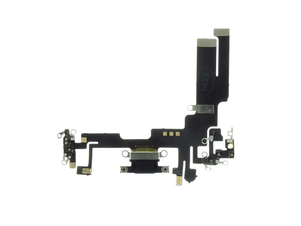 Flex kabel nabíjení iPhone 14 nabíjecí konektor, mikrofon černý