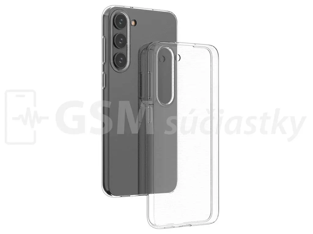 Průhledné silikonové pouzdro Samsung Galaxy S23 Plus, S916