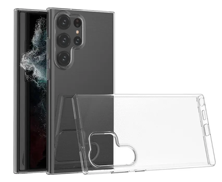 Průhledné silikonové pouzdro Samsung Galaxy S23 Ultra, S918