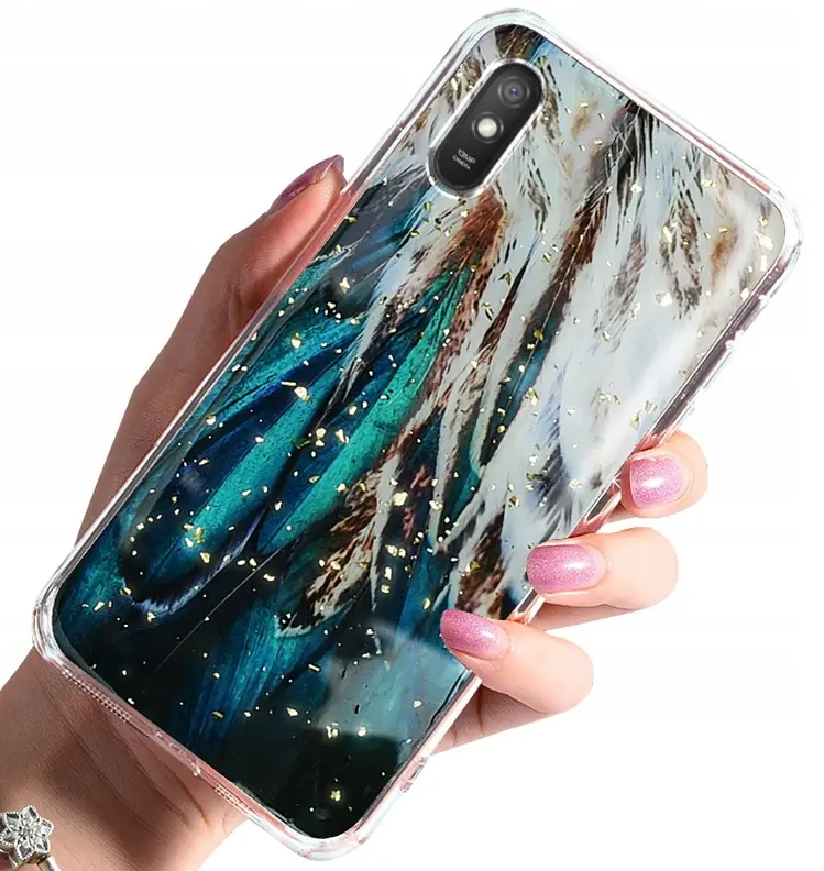 Silikonové pouzdro GLAM FEATHERS Xiaomi Redmi 9A, 9AT, 9i