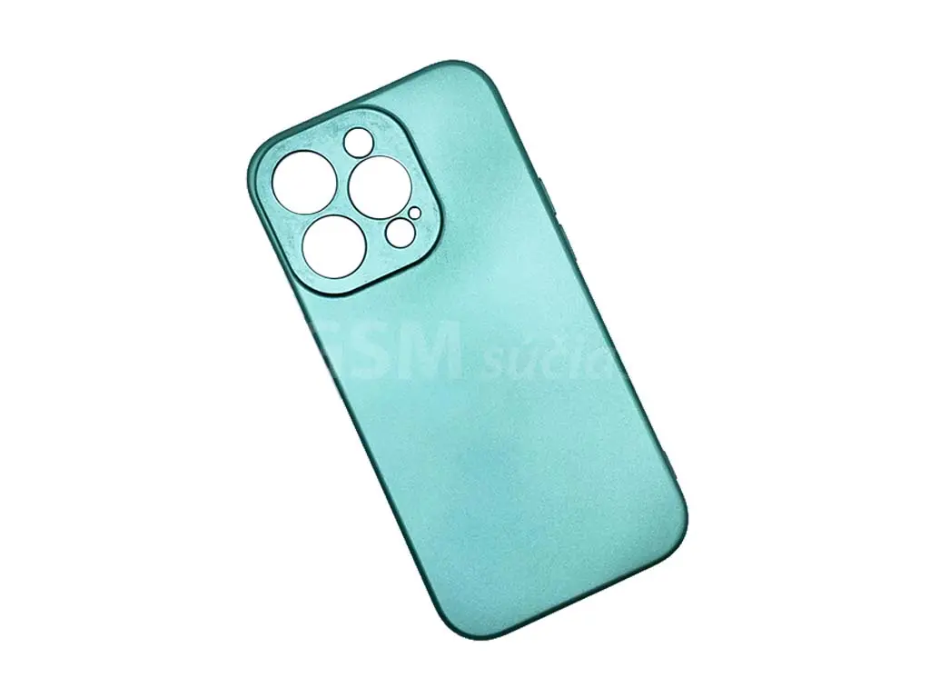 Pouzdro METALLIC silikonové iPhone 14 Pro zelené