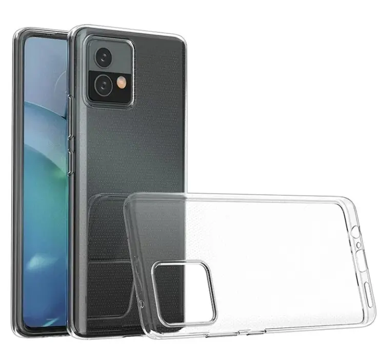Průhledné silikonové pouzdro Motorola Moto G72