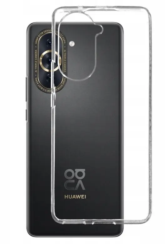 Průhledné silikonové pouzdro Huawei Nova 10