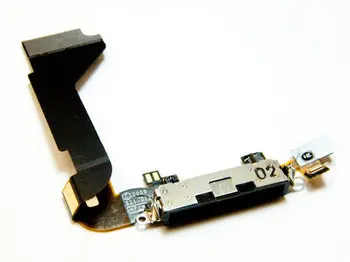 Flex kabel nabíjení iPhone 4 -nabíjecí konektor, mikrofon