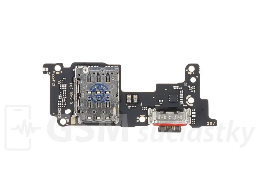 PCB deska nabíjení Xiaomi 12T, 12T Pro nabíjecí konektor, mikrofon