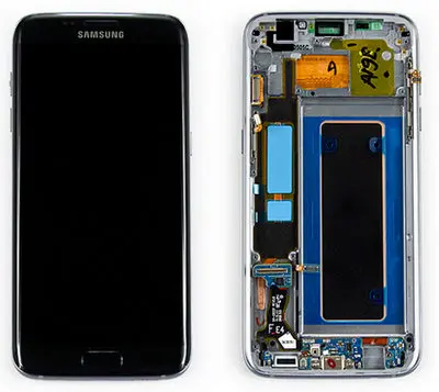 LCD displej Samsung G935F Galaxy S7 edge dotykové sklo černé
