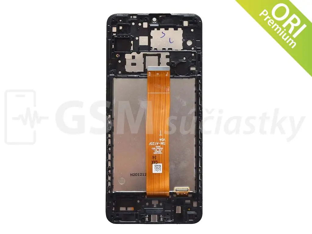 Samsung A125 Galaxy A12 LCD displej + dotykové sklo a rám