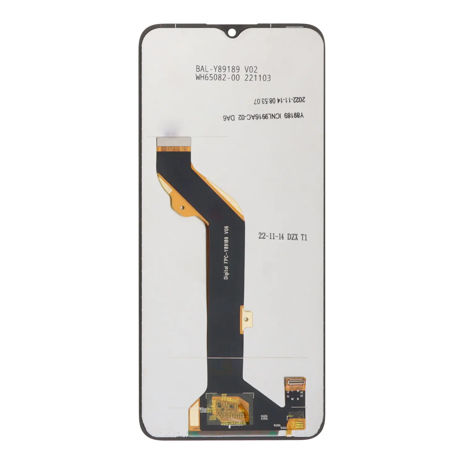 TCL 405, 406, 408 – LCD displej + dotykové sklo
