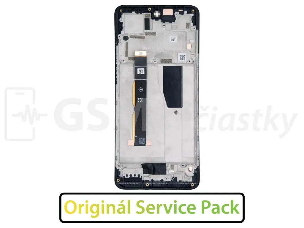 Motorola Moto G84 LCD displej + dotykové sklo a rám Originál