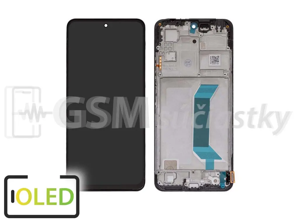 LCD displej + Dotykové sklo a Rám Xiaomi Redmi Note 12 5G, Poco X5 5G (OLED)