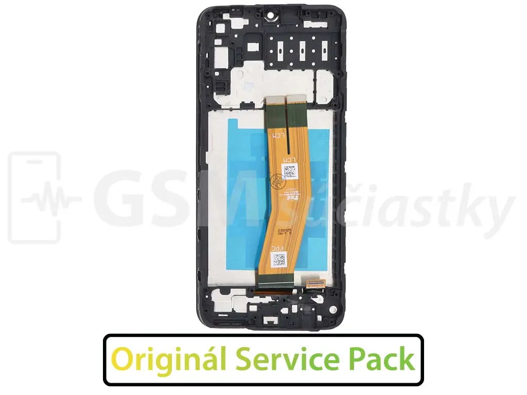 Samsung A145 Galaxy A14 LCD displej + Dotykové sklo a rám Originál