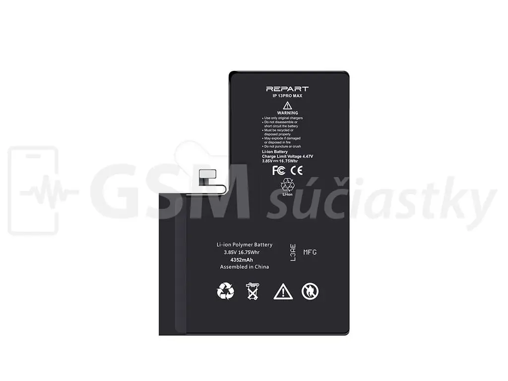 Baterie iPhone 13 Pro Max 4352 mAh (bulk)