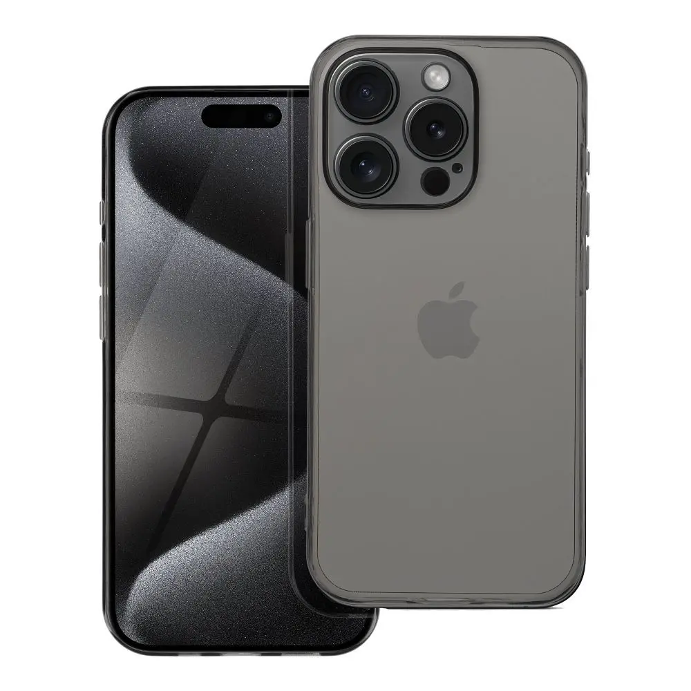 1,5mm pouzdro BOX PREMIUM Apple iPhone 15 Pro Max, černé průhledné 1