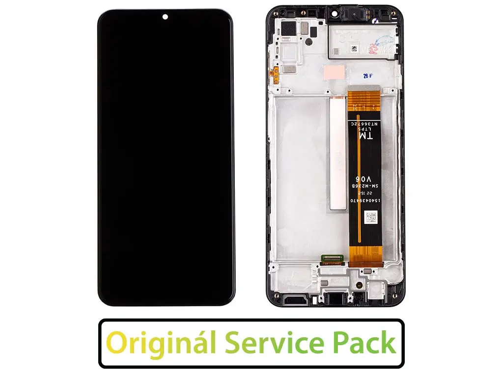 Samsung Galaxy M23, M33 5G LCD displej + dotykové sklo + rám Originál