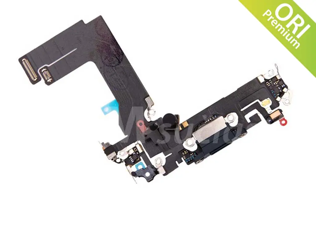 Flex kabel nabíjení iPhone 13 Mini nabíjecí konektor, mikrofon černý