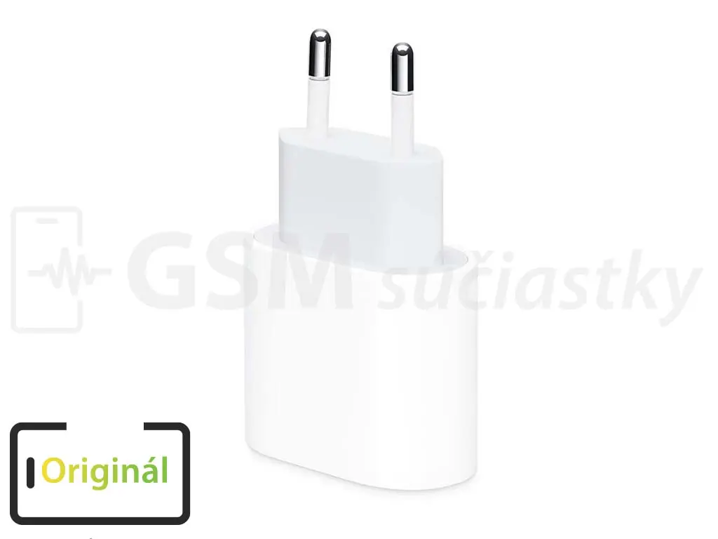 Originální síťová nabíječka Apple MHJE3ZM A USB-C na USB-C 20W 4
