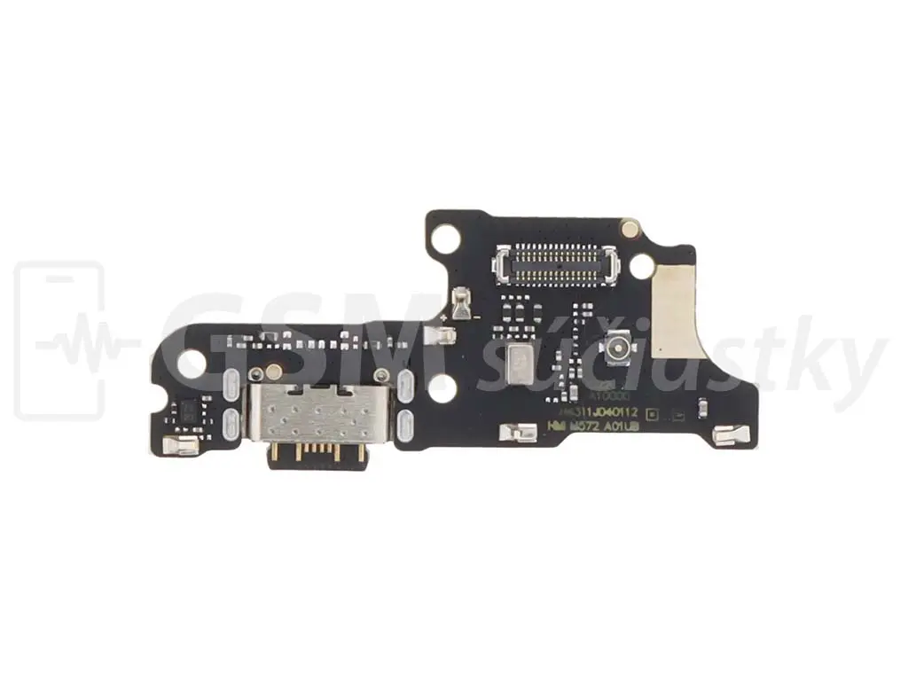 PCB deska nabíjení Xiaomi Redmi 13C, Poco C65 nabíjecí konektor, mikrofon