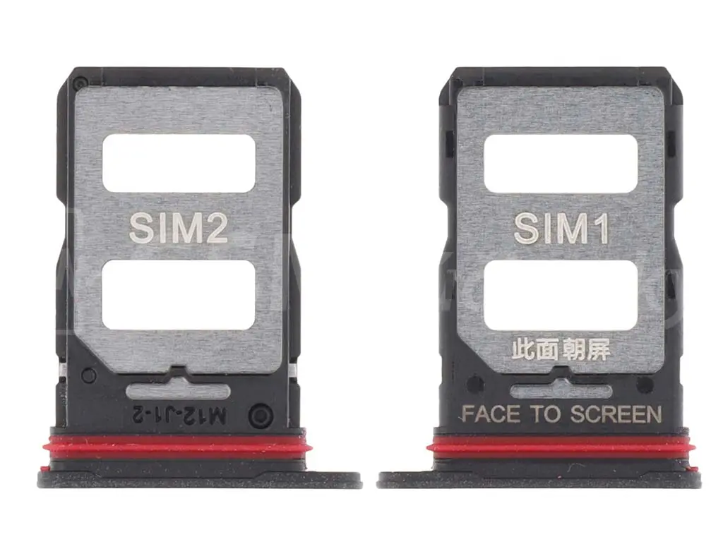 Držák SIM karty Xiaomi 13T, 13T Pro černý