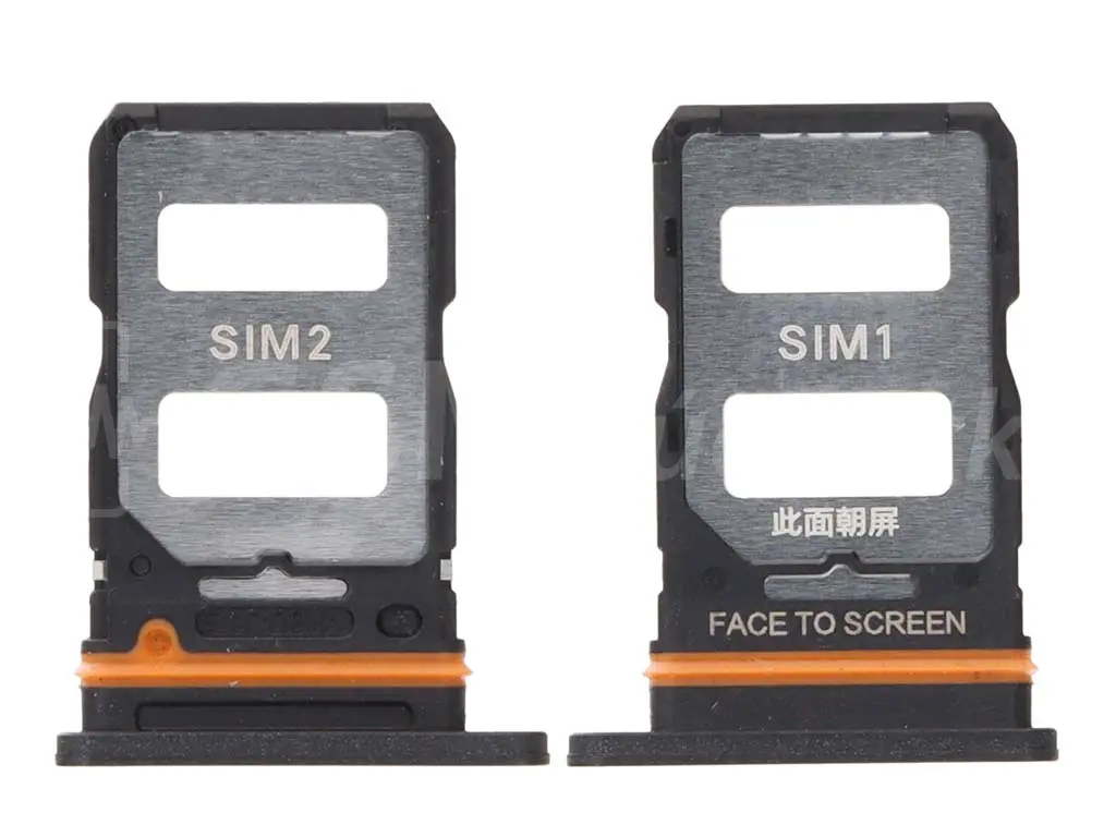 Držák SIM karty Xiaomi Redmi Note 12 Pro Plus 5G černý