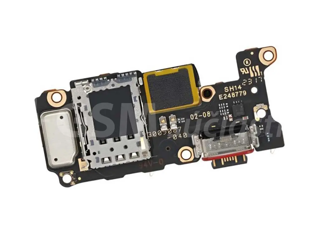 Deska nabíjení Xiaomi Poco F5 Pro 5G - nabíjecí konektor, mikrofon